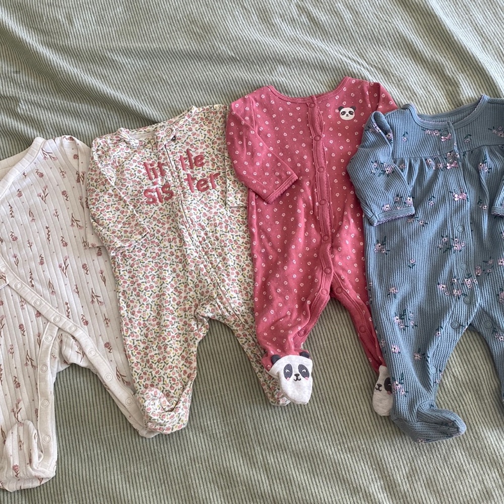 Set 4 baby pyjamas, Carter’s, 3m